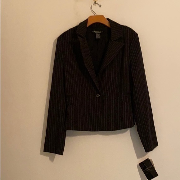 RAMPAGE CLOTHING BLACK & WHITE BLAZER SIZE MEDIUM - Picture 1 of 5